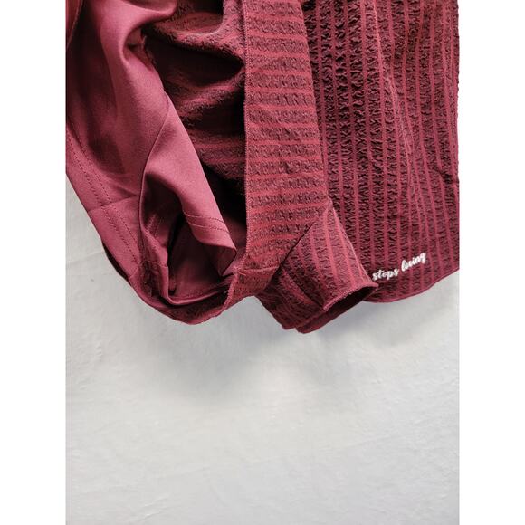 JesusGirl Apparel, Isaiah 43:1, Red off/on shoulder Romper Size L, NWOT - Picture 9 of 15